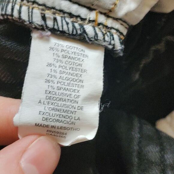 Place size 5 skinny jeans black jeans Cotton Spring Stretch - Picture 5 of 5